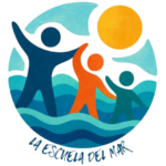 logo escuela del mar white background